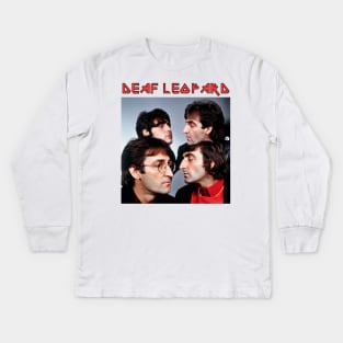 Cursed Classic Rock Band PARODY Knock Off Brand Poser Funny Alternate Universe Meme Kids Long Sleeve T-Shirt